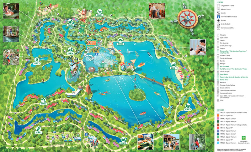 De Vossemeren Center Parcs Map