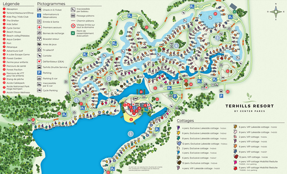 Plan de Terhills Resort