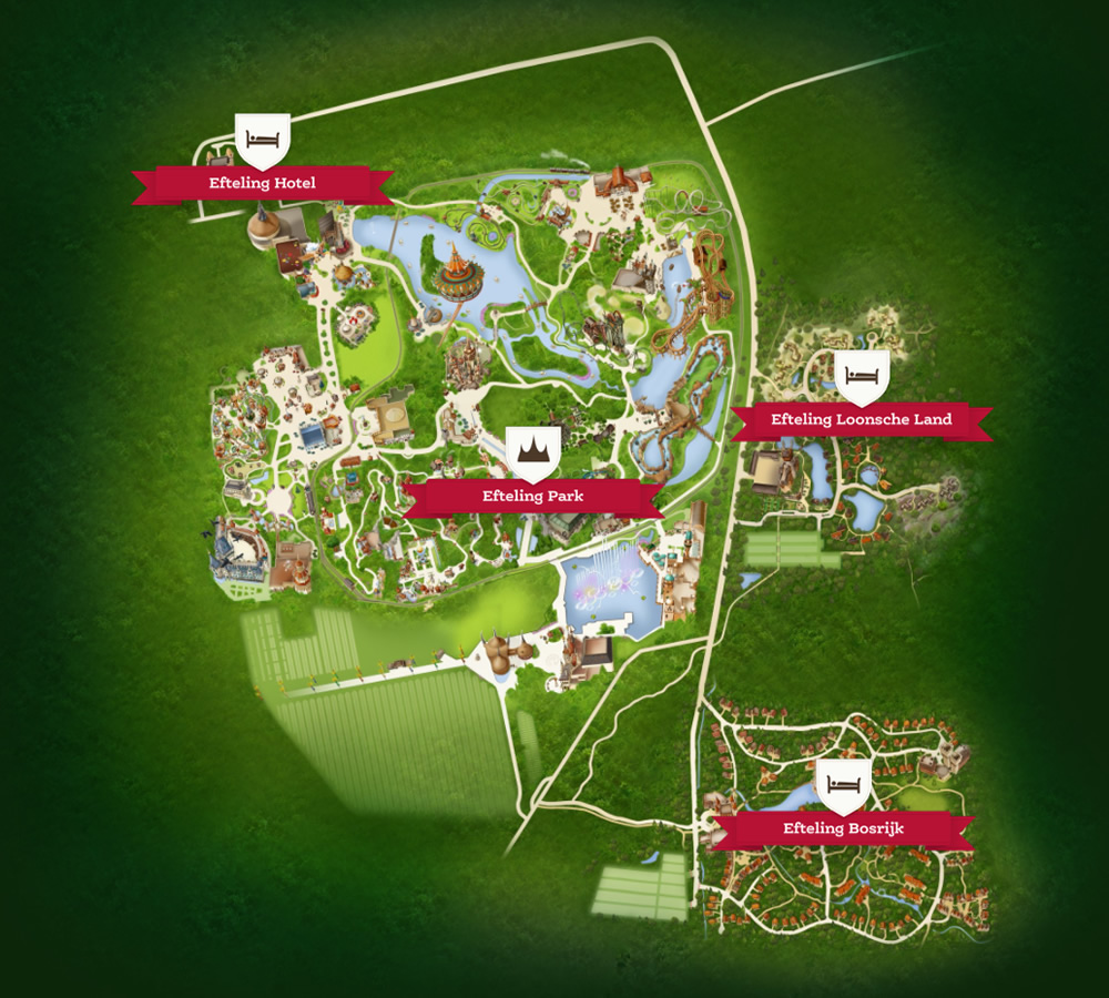 Plan du resort Efteling