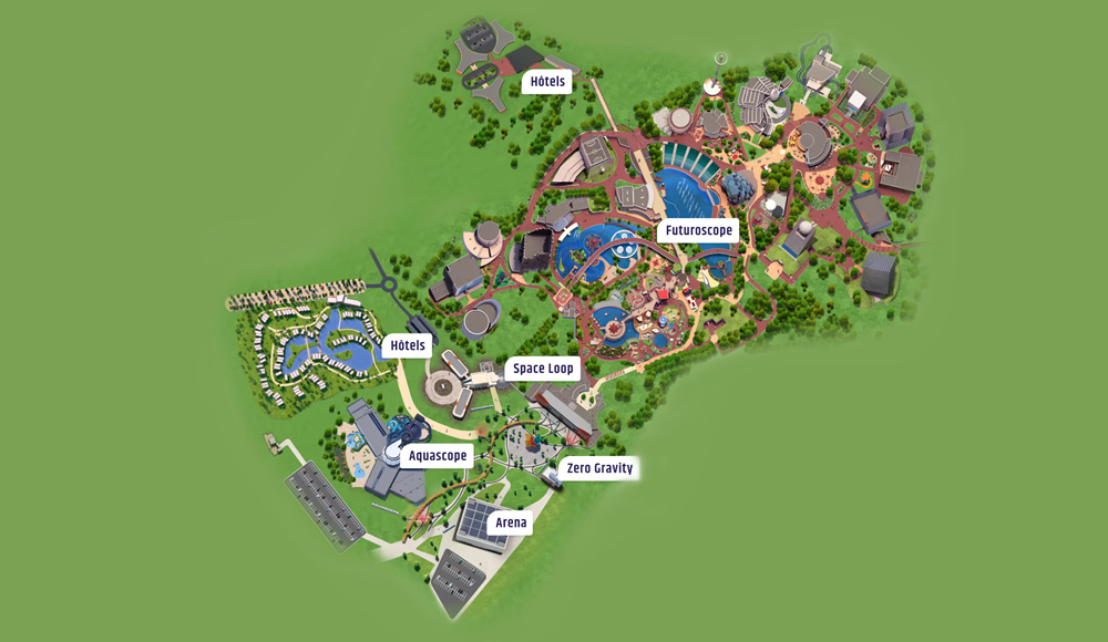 Plan du resort