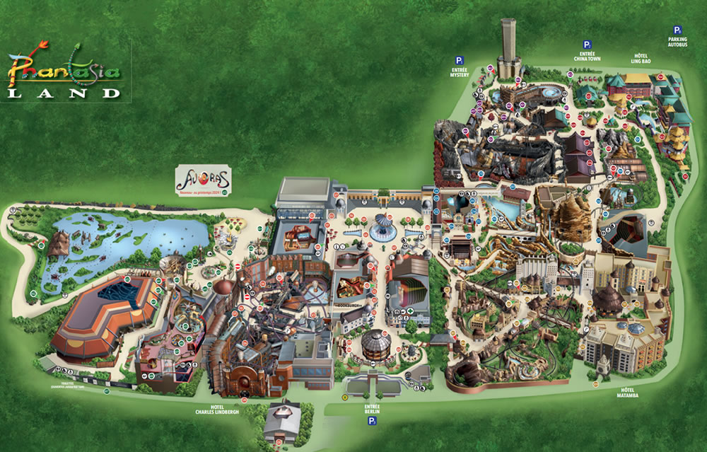 Plan de Phantasialand