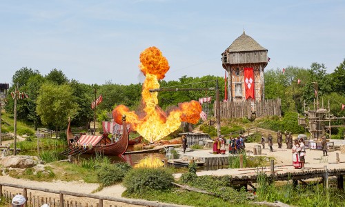 Les Vikings, un des spectacles emblématique du Puy du Fou