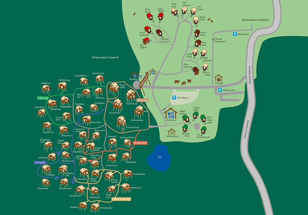 Plan du Natur-Resort